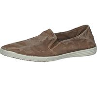 Natural World Eco - Zapatillas Hombre de algodón orgánico y Caucho - Sin Cordones - Color Beige - 315E