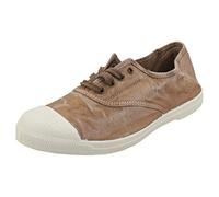 Natural World Eco - Zapatillas Mujer de algodón orgánico y Caucho - Color Beige - 102E