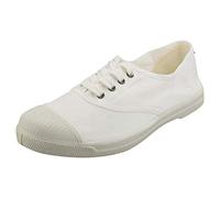 Natural World Eco - Zapatillas Mujer de algodón orgánico y Caucho - Color Blanco - 102