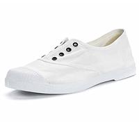 Natural World Eco - Zapatillas Mujer de algodón orgánico y Caucho - Color Blanco - 102