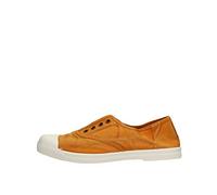 Natural World Eco - Zapatillas Mujer de algodón orgánico y Caucho - Color Cuero - 102E