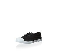Natural World Eco - Zapatillas Mujer de algodón orgánico y Caucho - Color Negro - 102