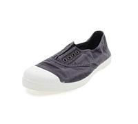 Natural World Eco - Zapatillas Mujer de algodón orgánico y Caucho - Color Negro - 102E