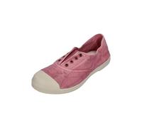 Natural World – Zapatillas de mujer Eco – algodón orgánico y caucho – Rosa 102E