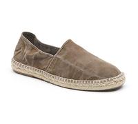 Natural World Eco - Zapatillas Veganas Camping Yute Enzimatico 325E de Tela para Hombres Estilo a la Moda sin Cordones Algodón 100% Orgánico