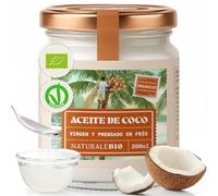 NaturaleBio Aceite de Coco Virgen Bio Prensado en Frío