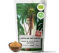 NaturaleBio Azúcar de Coco 450g. Endulzante natural, sin químicos y sin refinar. Alternativa saludable, nutritiva y deliciosa. Bajo índice glucémico. Fuente de inulina para la salud digestiva