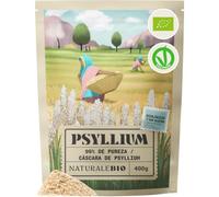NaturaleBio Cáscaras de Psyllium Bio 99% Pureza Analizadas y Sin Gluten