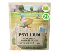 NaturaleBio Cáscaras de Psyllium Bio 99% Pureza Analizadas y Sin Gluten