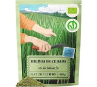 NaturaleBio Hierba de Cebada en Polvo Bio Superalimento Verde