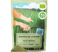 NaturaleBio Hierba de Cebada en Polvo Bio Superalimento Verde
