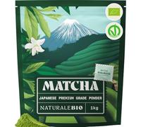 NaturaleBio Matcha Japonés Premium Bio en Polvo L-Teanina