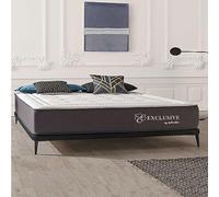 Naturalex - Colchón Muelles 160x200 cm - Exclusive - Sistema Multicapa Espuma, Látex y Viscoelástica - Espuma HR - Confort Premium, Transpirable, Anatómico - Firmeza equilibrada