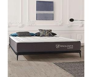 Naturalex - Colchón Muelles 160x200 cm - Exclusive - Sistema Multicapa Espuma, Látex y Viscoelástica - Espuma HR - Confort Premium, Transpirable, Anatómico - Firmeza equilibrada