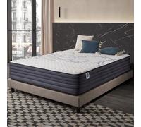 Naturalex - Colchón Muelles Perfectsleep 160x200 cm - 30 cm - Híbrido - Muelles Ensacados + Viscoelástica - Semifirme - Hipoalergénico - Ergonómico - 7 Zonas Confort - Blue Látex