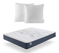 Naturalex - Colchón Viscoelástico Perfectsleep 135x190 cm - 21 cm - Semifirme - Espuma HR + Blue Látex - Transpirable - Confortable - Ergonómico - Hipoalergénico - Reversible Verano/Invierno