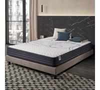 Naturalex - Colchón Viscoelástico Perfectsleep 160x190 cm - 21 cm - Semifirme - Espuma HR + Blue Látex - Transpirable - Confortable - Ergonómico - Hipoalergénico - Reversible Verano/Invierno