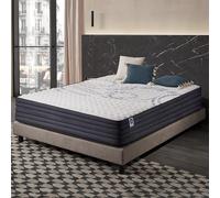 Naturalex - Colchón Viscoelástico Perfectsleep 160x200 cm - 32 cm - Firme - Espuma HR + Blue Látex - Ergonómico - Hipoalergénico - Transpirable - Muy Grueso - Reversible Verano/Invierno