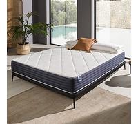 Naturalex - Ideal Visco - Colchón Viscoelástico 160 x 200 cm - Altura 25 cm - Espuma HR & Sistema Blue Látex - Semifirme - Anatómico, Antibacteriano, Hipoalergénico, Ergonómico - Cara Invierno/Verano