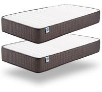 Naturalex Pack x2 colchónes 90x200cm - blue latex, espuma viscoelástica hr, 24cm
