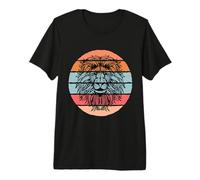 Naturaleza Alma Simbolismo Colorido León Colorido Mandala Camiseta Premium