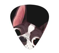 Naturaleza del Boston Terrier,12 púas de guitarra, 3 grosores diferentes para guitarra acústica, bajo y ukelele