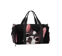 Naturaleza del Boston Terrier,Bolso Deportivo Bandolera de Mano, Bolsa de Deporte, Bolsa de Viaje de Gran Capacidad para Mujeres y Hombres.