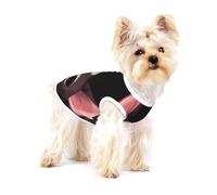 Naturaleza del Boston Terrier,Camiseta de algodón sin Mangas para Mascotas, Chaleco Transpirable, Suave y elástico para Cachorros,M