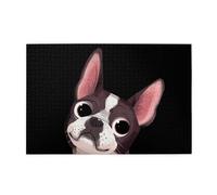 Naturaleza del Boston Terrier, Rompecabezas de 1000 Piezas, Rompecabezas de Madera para Toda la Familia, decoración de Pared para Adultos y Adolescentes.