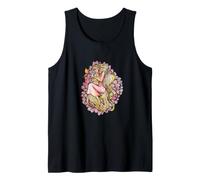Naturaleza Elfo Chica Lindo Floral Elfo Ilustración Camiseta sin Mangas