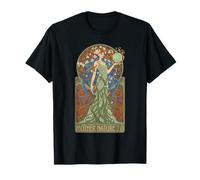 Naturaleza Entusiasta Moderno Madre Tierra Art Nouveau Camiseta