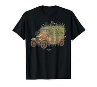 Naturaleza Entusiasta Overgrown Vintage Fox En Coche Camiseta