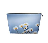 Naturaleza Flor Blanca, Bolsa de Maquillaje Bolsa de cosméticos Bolsa de artículos de tocador de Viaje portátil Bolsa de artículos de tocador