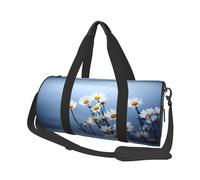 Naturaleza Flor Blanca, Bolsa de Viaje de Gran Capacidad, Bolso Redondo, Bolsa de Viaje Deportiva, Bolsa de Mano, Bolsa de Fitness