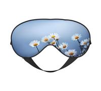 Naturaleza Flor Blanca, Cubreojos completos Antifaz bloqueador de luz Antifaz para dormir Antifaz suave con los ojos vendados Noche