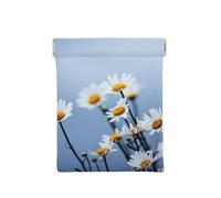 Naturaleza Flor Blanca, Squeeze Top Wallet Bolsa de Almacenamiento para Mujer Monedero pequeño Bolsa de Cambio