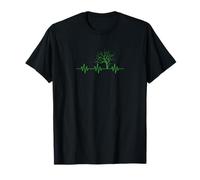 Naturaleza Latido del corazón árbol Camping Paisaje Camiseta