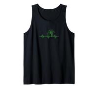 Naturaleza Latido del corazón árbol Camping Paisaje Camiseta sin Mangas