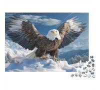 Naturaleza Montaña Puzzle de Águila 1000 Piezas Papel para Adultos Gran Rompecabezas Decorativo Regalo 70x50cm/1000pcs