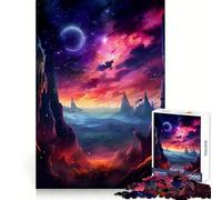 Naturaleza y Caos Galaxy, 1000 Piezas, Rompecabezas para Adultos, Regalo, Juego Mental, Juguete para Pasar Tiempo en Familia, Corte preciso, Sorpresa de cumpleaños (38x26cm)