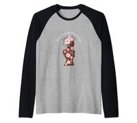 Naturaleza y Energía Femenina Arte Espiritual Camiseta Manga Raglan