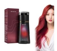 NaturalHair ColorShampoo,Hair ColorShampoo for Gray Hair,Quick ColoringHair Dye Shampoo,HairDye Shampoo,Instant 3in1 Haircolor for Women and Men,Brown Hair DyeShampoo (Rojo)