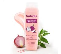 Naturali Champú de control de la caída del pelo para las mujeres Control de caída del pelo hasta 97% cebolla y bhringraj sin sulfato sin parabenos mejor champú para control de caída del pelo 370 ml