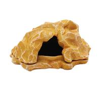 Naturalistic Terrarium Rock Cave, Reptile Hollow, Resin Bearded Dragon, Ideal Basking Area for Reptiles and Aquatic Pets, 6.3x5.31x2.95 Inches, 6.3x5.31x2.95 Inches