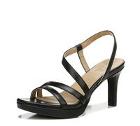 Naturalizer Brenta, Sandalia con talón Mujer, Black, 40.5 EU