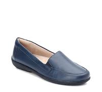 Naturalizer Soul Kacy - Mocasines de Espuma viscoelástica con Soporte de Arco para Mujer, Cuero Azul Marino, 8.5 Wide
