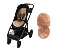 Naturally Sheepskins Forro de piel de oveja corta de lujo, 100 % natural, ajuste universal, transpirable, regula la temperatura, fácil cuidado (rubor)