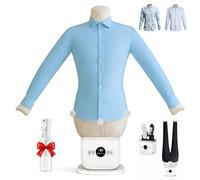 Naturalpowev Maniquí de Planchado y Secado Mannequin Dry, Elimina Arrugas, Camisa y pantalón, Control Táctil, Temporizador, Temperatura Regulable, Tallas S a XXL Set-A