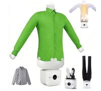 Naturalpowev Plancha automática de Camisas, Función Vapor, Pantalla táctil, Secado sin Arrugas con 4 Clips, Temperatura Regulable, Seca en 10-15 Minutos para Camisas, Zapatos y Pantalones Set-A