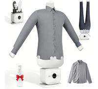 Naturalpowev Plancha automática Manos Libres, Vapor con Cobertura Total de 360°, Seca en 10-15 Minutos para Camisas, Zapatos y Pantalones, Tallas S a XXL Set-A